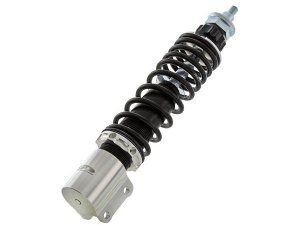 Stodmpferkit SIP PERFORMANCE 2.0 vorne & hinten fr Vespa P80-150X/P200E/PX80-200E/Lusso /`98/MY/`11/T5 Aluminium, Krper: silber, Feder: schwarz, Hrte: M, 70 /150 LB, Federvorspannung: einstellbar, Zugstufeneinstellung: 20-fach, L 240/340 mm