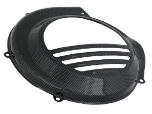 Lfterradabdeckung SIP fr Vespa PX80-200/PE Lusso ohne E-Start, carbon-look