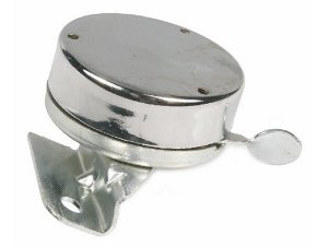 Klingel SIP fr Vespa 50 (D) /PK50 (D) verchromt, mit Halter