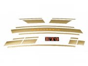 Aufkleberset Electronic -Streifen fr Vespa ET 3 gold,...