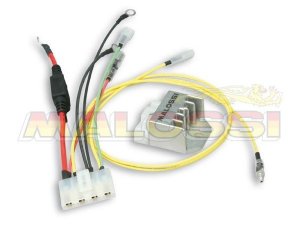 Umrstkit MALOSSI Zndung VesPower, fr Modelle ohne Batterie, fr Vespa 125 GTR 2 /TS 2/150 Sprint V 2/Super 2/200 Rally 2/PX80-200/PE /Lusso/Cosa