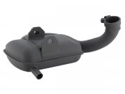 Rennauspuff SIP ROAD fr Vespa 200 Cosa 1 Stahl, schwarz,...