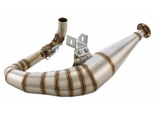 Rennauspuff SIP Performance 2.0 fr Vespa 125 GT/GTR/TS /150 GL/Sprint/V/PX80-150/PE /Lusso/Cosa 1 Edelstahl, lefthand, breitreifentauglich, OHNE Endschalldmpfer!