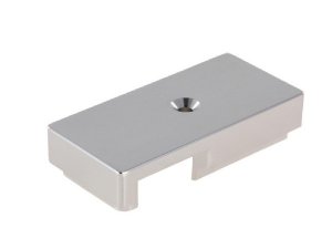 Abdeckung Blinkerschalter, SIP fr Vespa P80-150X/PX80-200E /Lusso 1/P200E Aluminium poliert