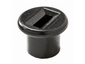 Buchse SIP Seitendeckel, fr Vespa 50-125/PV/ET3 schwarz