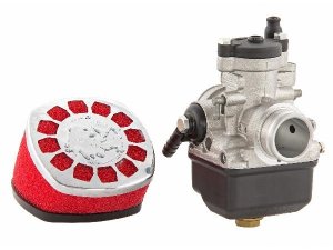 Vergaserkit MALOSSI PHBL 25B fr 136ccm MK II Direktansauger fr Vespa PK80 -125/S/XL/N/XL2/ETS Direktansauger, Membran, Gummiverbindung, mit Luftfilter