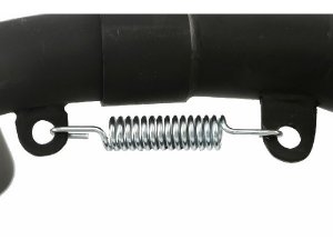 Rennauspuff SIP ROAD Banane fr Vespa 50/N/L/R/S/Special /SR/SS Stahl, schwarz, groer Krmmer