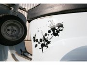 Aufkleberdekorset SIP Vespa Stars I schwarz, L 1160mm, B...