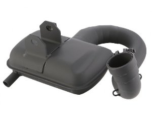 Rennauspuff SIP ROAD 2.0 fr Vespa 200 Rally/P200E/PX200 E /Lusso/`98/MY/Cosa 200 Stahl, schwarz, breitreifentauglich, groer Krmmer