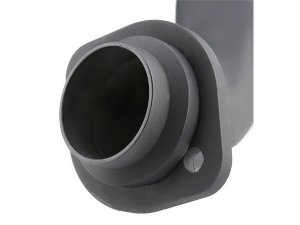 Rennauspuff SIP ROAD fr Vespa 200 Cosa 2 Stahl, schwarz, breitreifentauglich, groer Krmmer, geschraubter Ausla