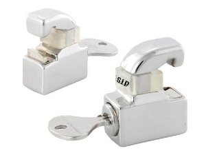 Schloss Set Seitenhaube, SIP fr Vespa 125 GT/GTR/TS/Super /150 GL/Sprint/V./Super/160 GS/180 SS/PX Aluminium, chrom, Paar, mit 2 Schlssel, Diebstahlschutz