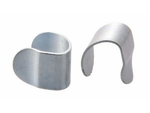 Klammer SIP Gummi, Beinschild, fr Vespa 50-125/PV/ET3/125 VNA-TS/150 VBA-T4/160 GS/180 SS/Rally/PX/T5 Stahl, verzinkt, Paar