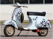 Aufkleberdekorset SIP Vespa Ornament I silber, L 1170mm,...