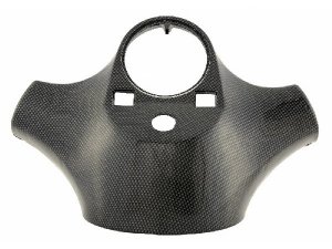 Lenkkopfabdeckung SIP fr Vespa P80-150X/PX80-200E /Lusso 1/P150S/P200E carbon-look