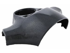 Lenkkopfabdeckung SIP fr Vespa P80-150X/PX80-200E /Lusso 1/P150S/P200E carbon-look