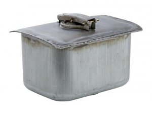 Tank fr Vespa V30-33/Hoffmann HA Metall, gelt, Premium Qualitt, inkl. Tankdeckel