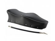Sitzbankbezug fr Vespa 150 GS /VS4, dunkelblau, Keder:...