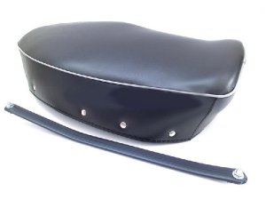 Sitzbank für Vespa 150 GS VS5, dunkelblau, Keder:...