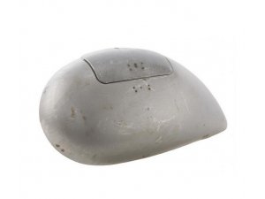 Seitenhauben Motorseite & Gepckfachseite fr Vespa V30-33/ACMA 51-53 offen, Metall gelt, Premium Qualitt