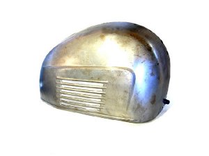 Seitenhaube Motorseite fr Vespa 180 SS Metall gelt, Premium Qualitt