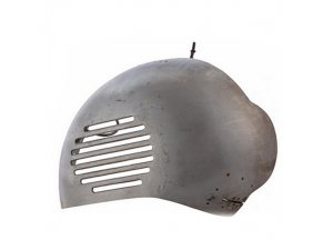 Seitenhaube Motorseite fr Vespa 125/150 ACMA/VL/VB1 Metall gelt, Premium Qualitt