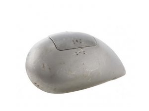 Seitenhaube Gepckfachseite fr Vespa 125 V30-33/ACMA 51 -53 offen, Metall gelt, Premium Qualitt