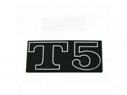 Schriftzug T5, Seitenhaube fr Vespa T5 Elestart/Classic...