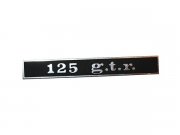 Schriftzug 125 g.t.r., Heck fr Vespa 125 GTR, VNL2T...