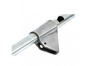 Schaltrohr 4-Gang, fr Vespa 125 VNB6/150 VBB/VGLB1/GS VS2 -5T/160 GS  22 mm, L 298 mm Lnge Griff: 110mm, Lnge im Lenker: 129mm, Aluminium, Premium Qualitt