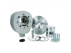 Rennzylinder PINASCO 225ccm fr Vespa 200 Rally/P200E /PX200 E/Lusso/`98/MY/Cosa 200  69mm, Aluminium, Hub 60mm, Pleuel: 0,0mm, 2 Kolbenring(e), inkl. Zylinderkopf, Zndkerze zentral,