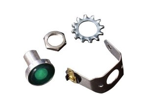 Kontrollleuchte Lenker, fr Vespa 125 GTR/TS/150 Sprint V /180-200 Rally grn