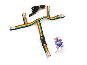 Gepäckgurt PLC vorne, für Vespa 50-125 PV/ET3 rainbow
