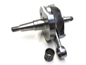 Rennlippenwelle Drehschieber worbspeed worb5 Vespa Pk 125 XL2 24/25 Konus 97mm Pleuel, Hubzapfen laserverschweisst