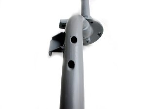 Vespa PX LUSSO Lenksule 30 mm gekrzt worbspeed worb5 mit 20 mm Achse und Kotflgelhalterung fr T5 Kotflgel