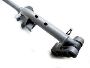 Vespa PX LUSSO Lenksule 30 mm gekrzt worbspeed worb5 mit 20 mm Achse und Kotflgelhalterung fr PX Kotflgel