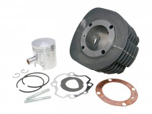 Rennzylinder POLINI 225ccm fr PIAGGIO Ape TM  69,0mm, Graugu, 6 S, 2 Kolbenring(e),KB  18mm, ohne Zylinderkopf