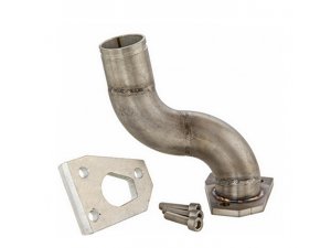 Ansaugstutzen SERIE PRO by M.R. fr Vespa 50-125/PV/ET3 Durchlass: 30mm, Anschluss Vergaser: 34mm, 3-Loch, Drehschieber