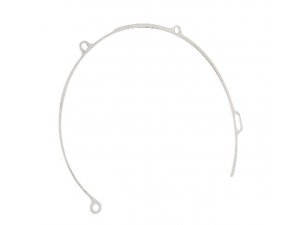Spacer (d) 2,0mm, SERIE PRO Lfterradabdeckung fr Vespa PX80-200/PE/Lusso/`98/MY/`11 /Cosa Edelstahl/V2A, mit Elestart