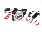 Drehzahlmesser/Tacho SIP 2.0 rund, - 140 (km/h/mph) /...