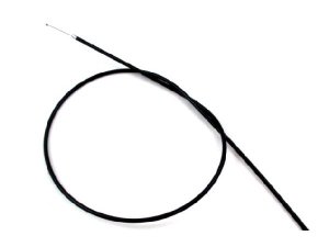 Gaszug LTH komplett mit PTFE Hlse und geflochtenem Schwedenseil schwarz Lambretta Li1, Li2, Li3, LiS, SX, TV, GP & dl