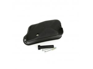 Vergaserwannendeckel ohne Getrenntschmierung, PINASCO  Airbox  fr Vespa 125 VNB-TS/150 VBA -Super/Rally/P80-150X/P200E /PX80-200E/Lusso/T5  Kunststoff, schwarz, 20% mehr Volumen