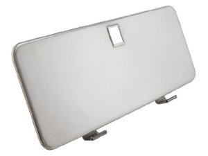 Gepckfachdeckel SIP fr Vespa  P80-150X/PX 80-200E/P200E /P150S  Edelstahl poliert