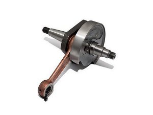 Kurbelwelle JASIL fr Vespa  PK50/S/SS/XL/XL2/FL/HP/N /Rush  Drehschieber, Hub: 43,0mm, Pleuel: 87,0mm,  Konus 20/20mm, M12,