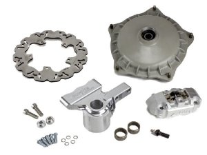 Scheibenbremse Scooter + Service 4-Kolben Radial, LML Classic, Malossi Whoop, silber/natur eloxiert Vespa PX, Pk