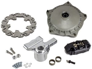 Scheibenbremse Scooter + Service 4-Kolben Radial, LML Classic, Malossi Whoop, silber/natur eloxiert Vespa PX, Pk