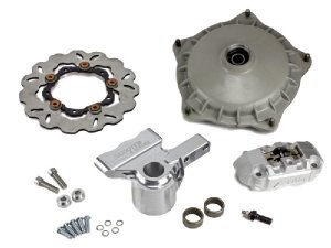 Scheibenbremse Scooter + Service 4-Kolben Radial, LML Classic, Stage 6, silber/natur eloxiert Vespa PX, Pk