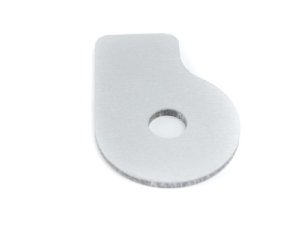 Abdeckung fr Gasgriff CNC 90 kugelgelagert / Alu, silber eloxiert Vespa Lambretta
