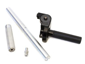 Scheibenbremse Grimeca NT Vollhydraulisch, Grimeca NT, Standard, AJP Repro 11mm, schwarz, Gasrohr cnc mit Gasgriff Scooter and Service Vespa PX, Pk
