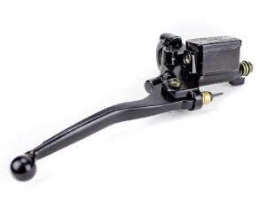 Scheibenbremse Grimeca NT Vollhydraulisch, Grimeca NT, Standard, AJP Repro 11mm, schwarz, Gasrohr cnc mit Gasgriff Scooter and Service Vespa PX, Pk