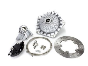 Scheibenbremse Grimeca NT Vollhydraulisch, Grimeca NT, Standard, Brembo 11mm, silber, ohne Gasgriff und Gasrohr Vespa PX, Pk